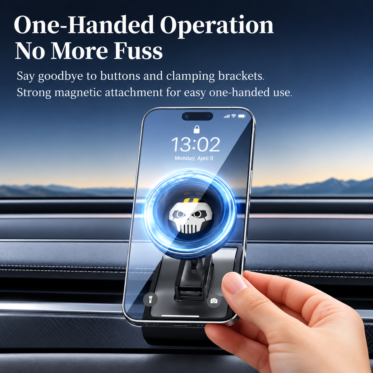Magnetic Car Phone Mount for Tesla Model 3/Y