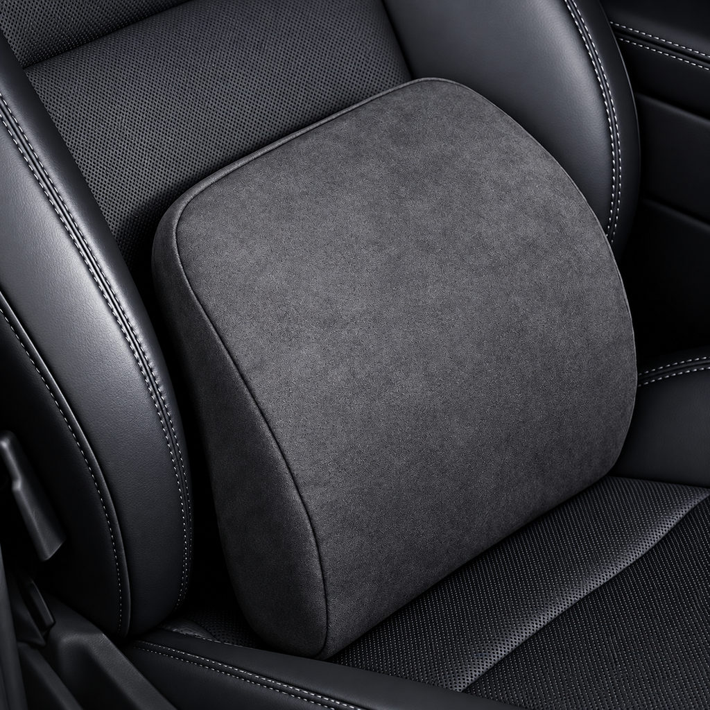 Suede Cushion and Neck Pillow for Tesla Model 3/Y/S/X
