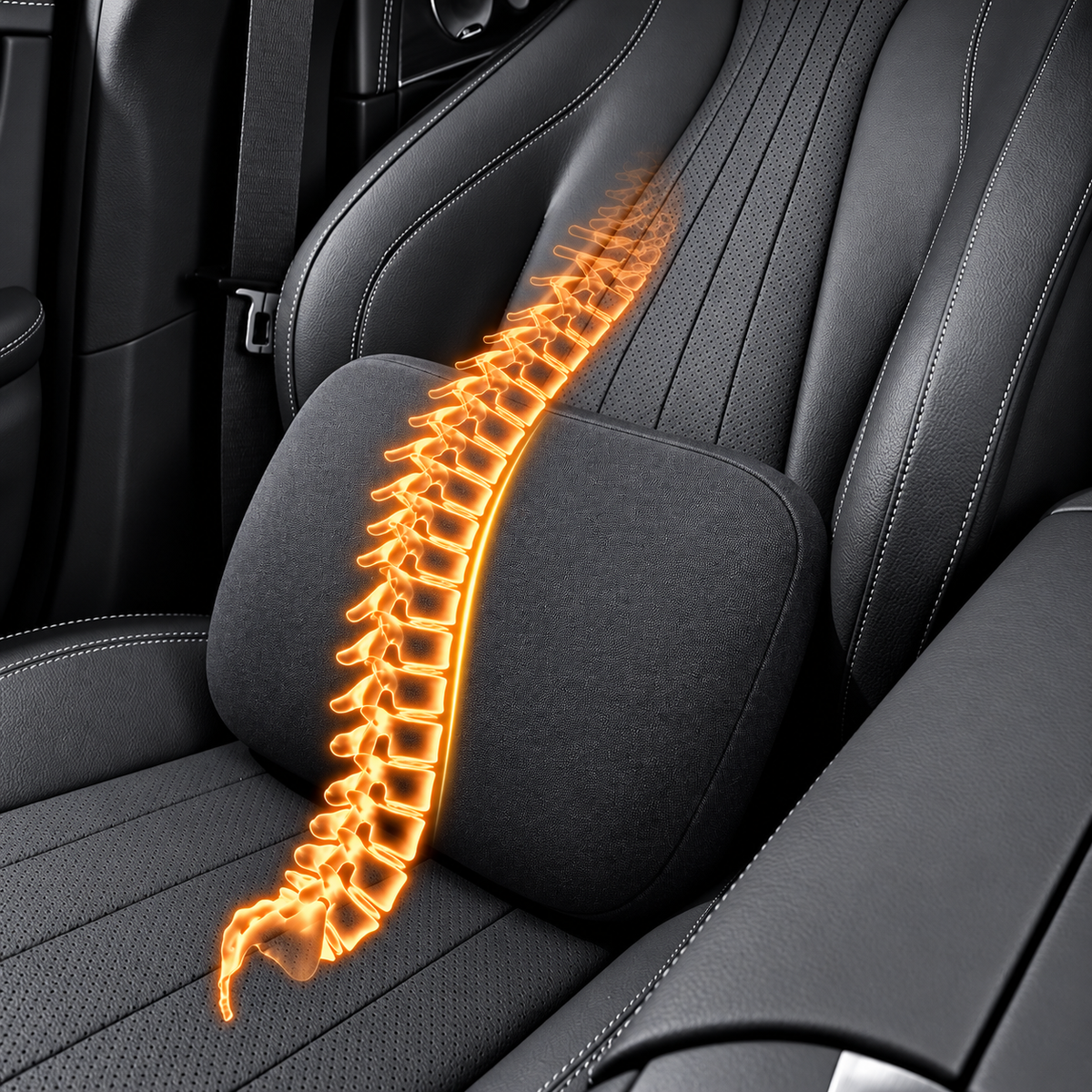 Suede Cushion and Neck Pillow for Tesla Model 3/Y/S/X