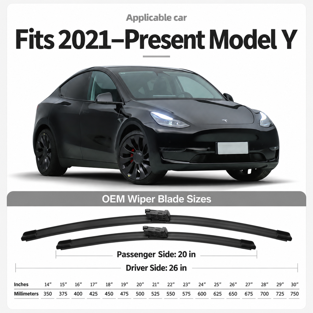 OEM Windshield Wipers for Tesla Model 3/Y/X/S