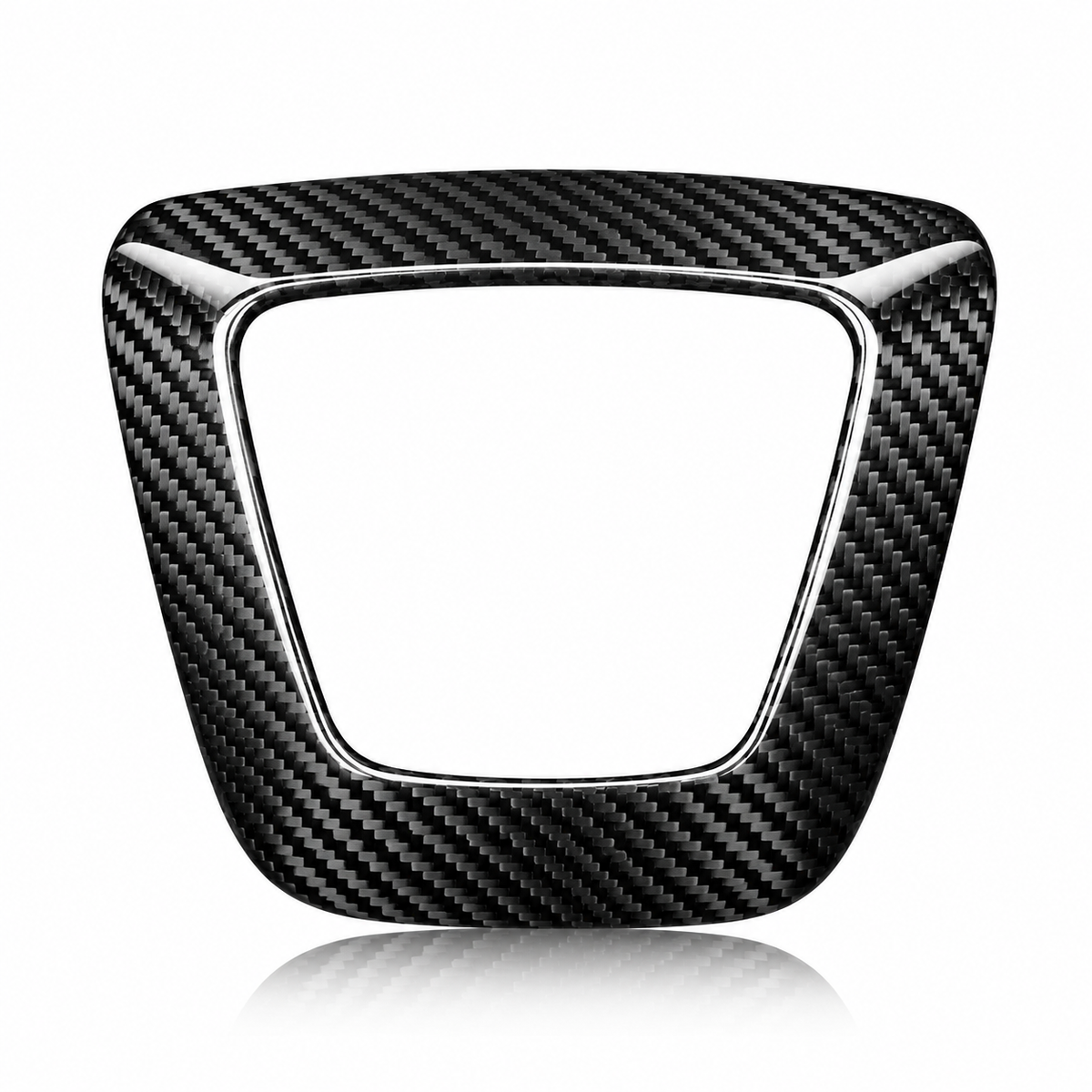 Carbon Fiber Steering Wheel Airbag Decoration Cover for Tesla Model 3 Highland/Model Y Juniper