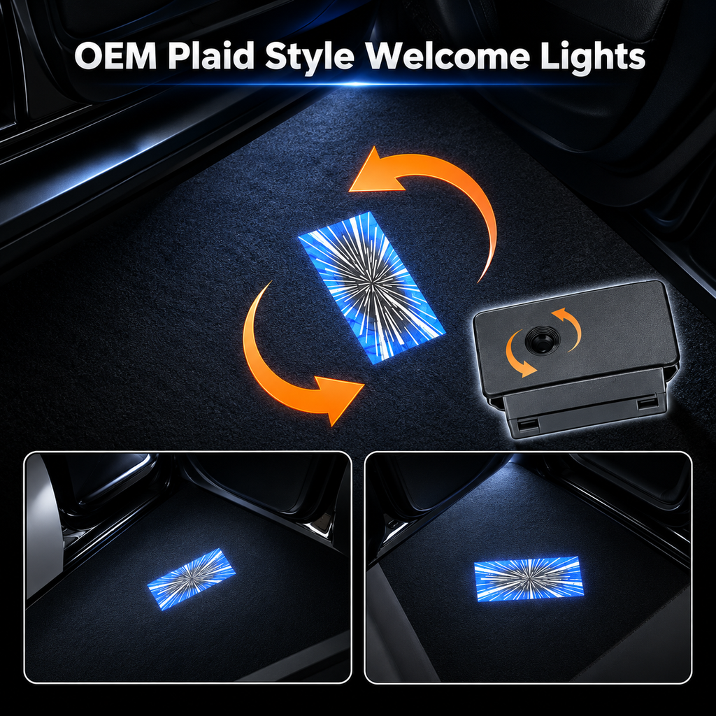 LED Door Projector Lights for Tesla Model 3/Y