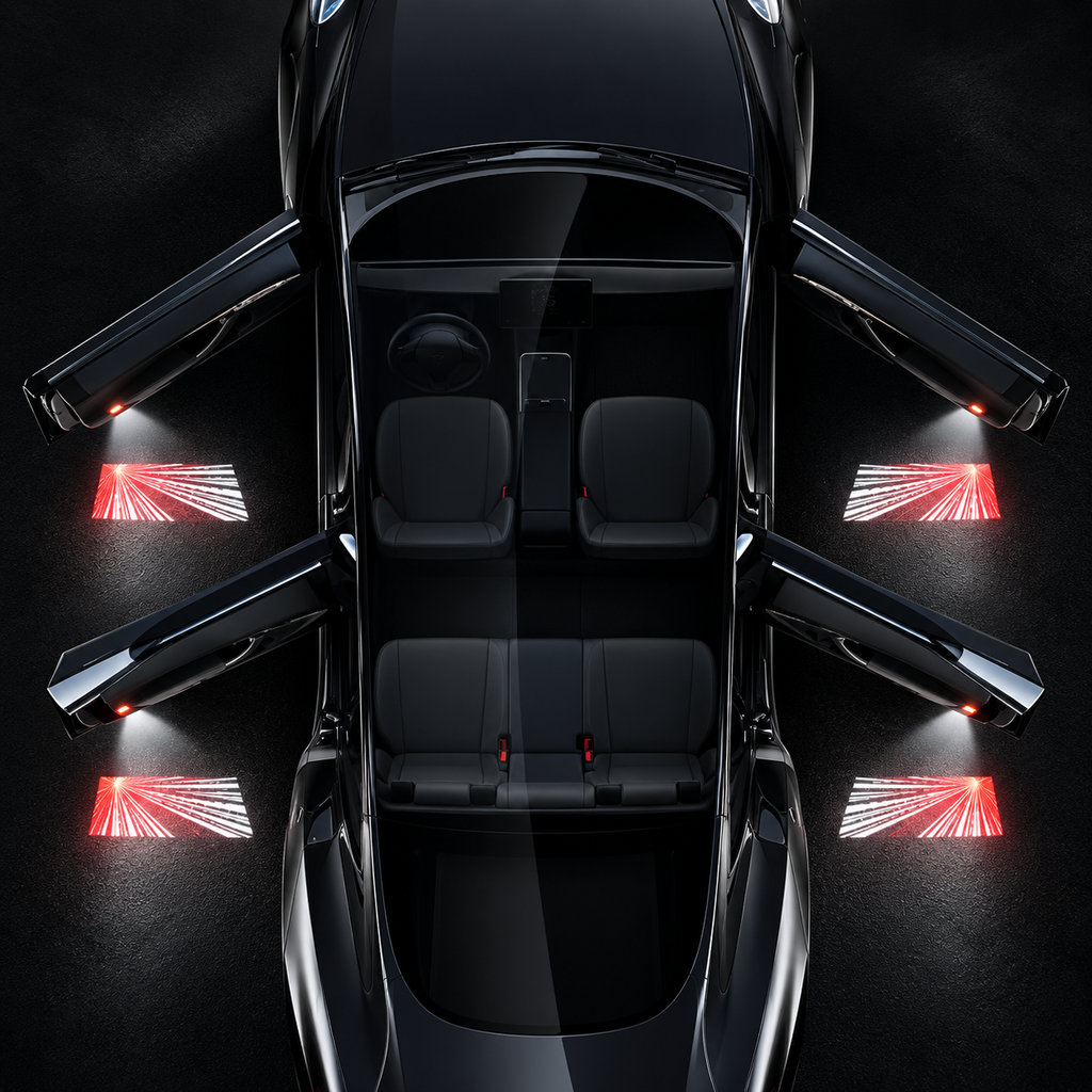 LED Door Projector Lights for Tesla Model 3/Y