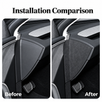 Alcantara Dashboard Side Stickers for Tesla Model 3 Highland