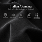 Alcantara Dashboard Side Stickers for Tesla Model 3 Highland