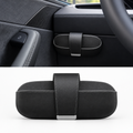 Sunglasses Holder Hidden Under Dashboard Leather Glasses Case Organizer for Model 3 Highland/Model Y Juniper/Model YL