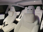 Christmas Hat for Tesla Model 3/X/S/Y Seats (2 hats with 2 pair of eyes)