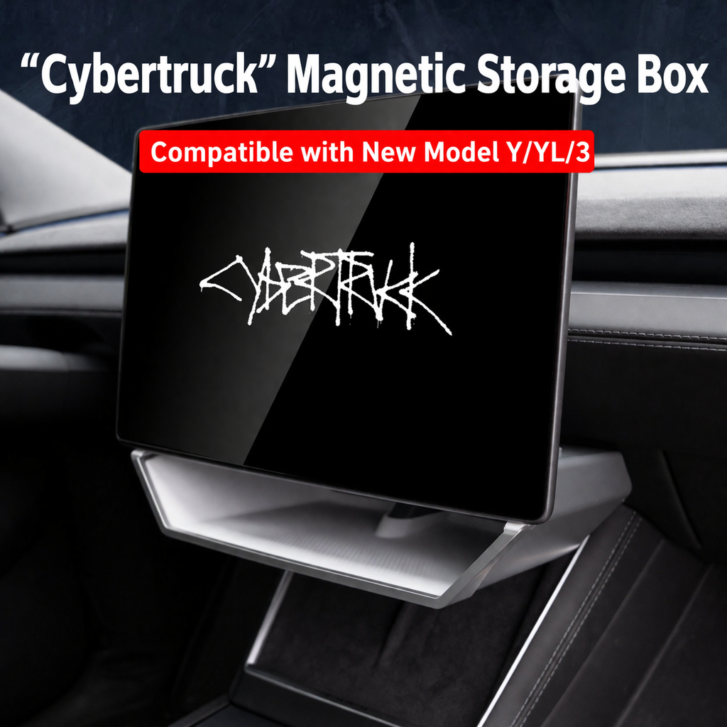 Compatible with Model 3 Highland/Y Juniper Cybertruck Under-Screen Storage Box-Teskay