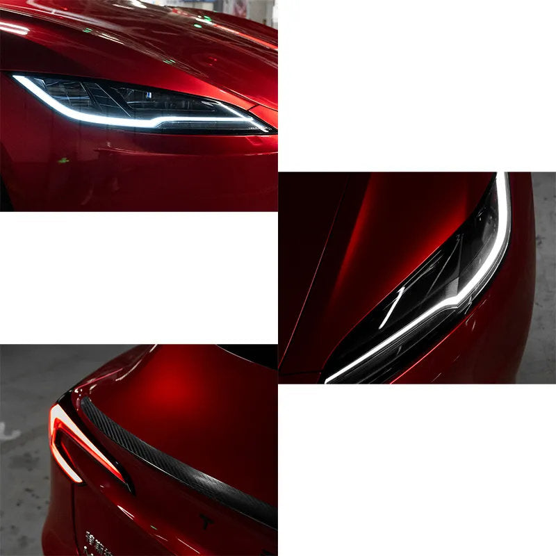 Compatible with Tesla Model 3 (2021-2023.10) Headlights and Taillight Protection Film