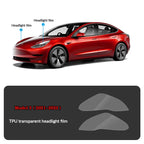 Compatible with Tesla Model 3 (2021-2023.10) Headlights and Taillight Protection Film