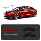 Compatible with Tesla Model 3 (2021-2023.10) Headlights and Taillight Protection Film