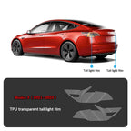 Compatible with Tesla Model 3 (2021-2023.10) Headlights and Taillight Protection Film