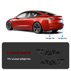 Compatible with Tesla Model 3 (2021-2023.10) Headlights and Taillight Protection Film