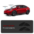 Compatible with Tesla Model Y (2021-2025.2) Headlights and Taillight Protection Film