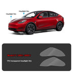 Compatible with Tesla Model Y (2021-2025.2) Headlights and Taillight Protection Film