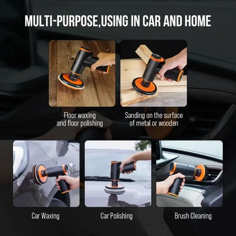 Cordless Buffer Polisher Kit – Tesla Interior Cleaning Products for Model S/3/X/Y-2