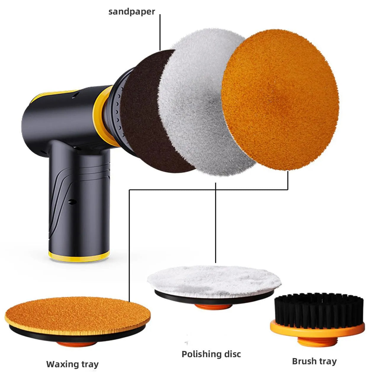 Cordless Buffer Polisher Kit – Tesla Interior Cleaning Products for Model S/3/X/Y-9