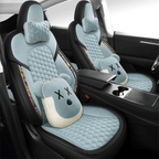 Cotton-Linen Seat Covers for Tesla Model 3 - Teskay