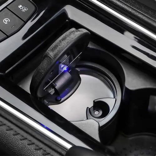 Cup Holder Suede Ashtray for Tesla Model 3/Y/S/X