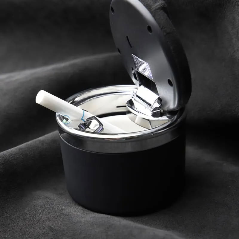 Cup Holder Suede Ashtray for Tesla Model 3/Y/S/X