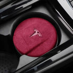 Cup Holder Suede Ashtray for Tesla Model 3/Y/S/X