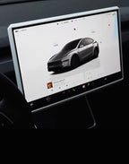 Cyber Silicone Screen Edge Protector Frame for Tesla Model 3 Highland & Model Y Juniper White