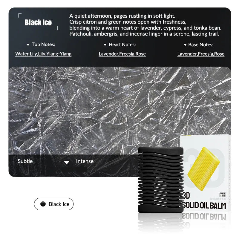 Cybertruck-Shaped Car Air Freshener Refill Black Ice