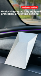 Cybertruck-Style Key Card Holder for Model 3/Y/X/S