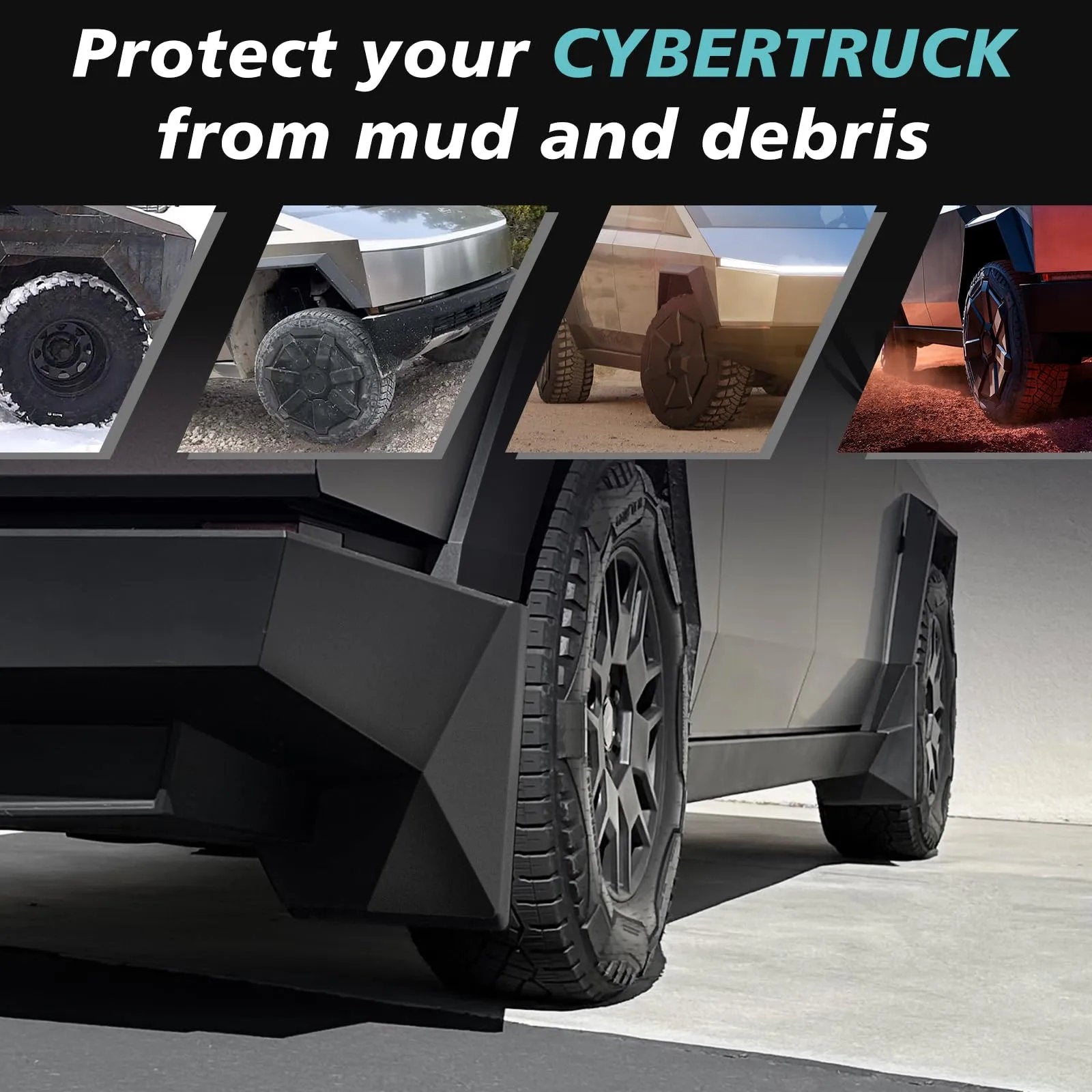 Cybertruck Mud Flaps