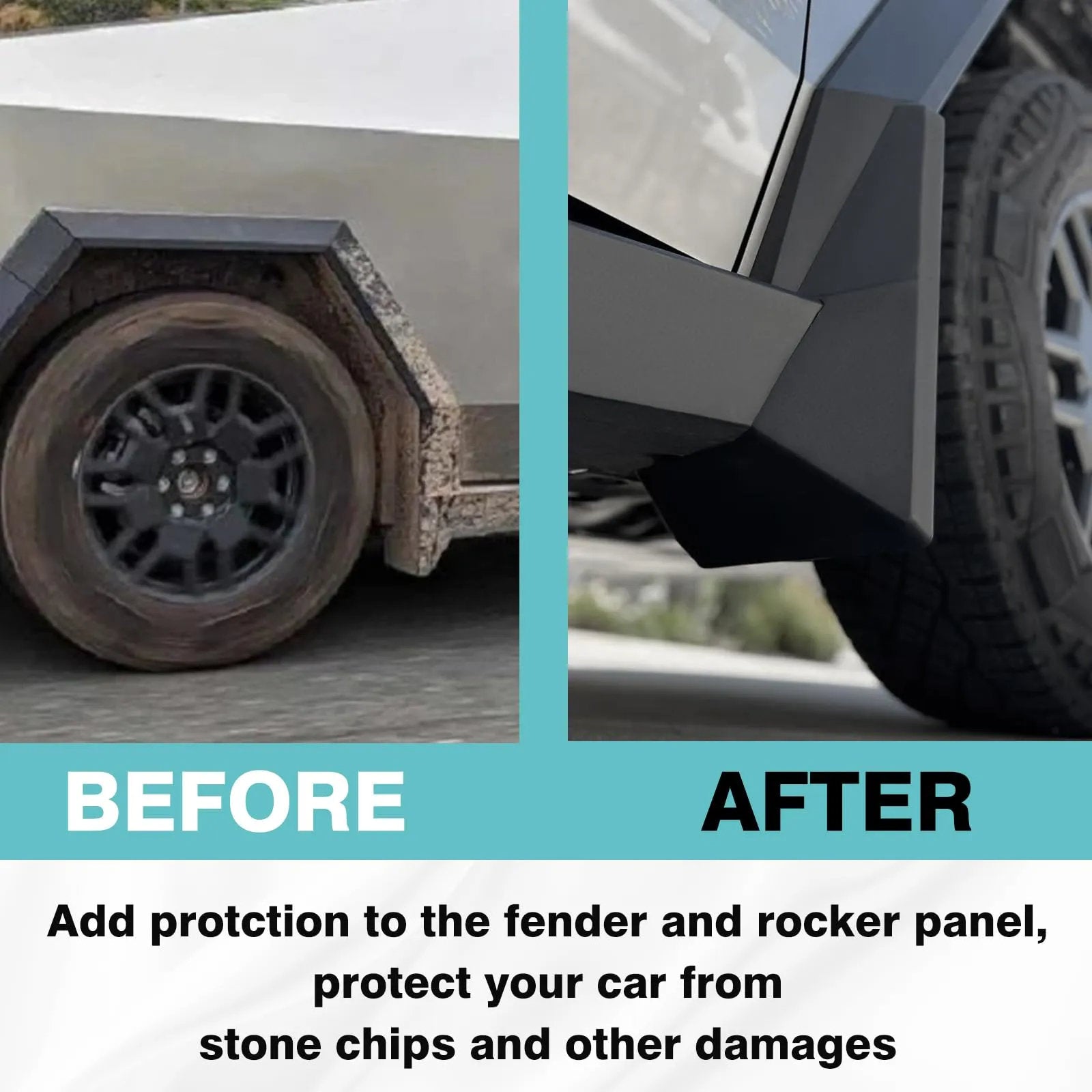 Cybertruck Mud Flaps