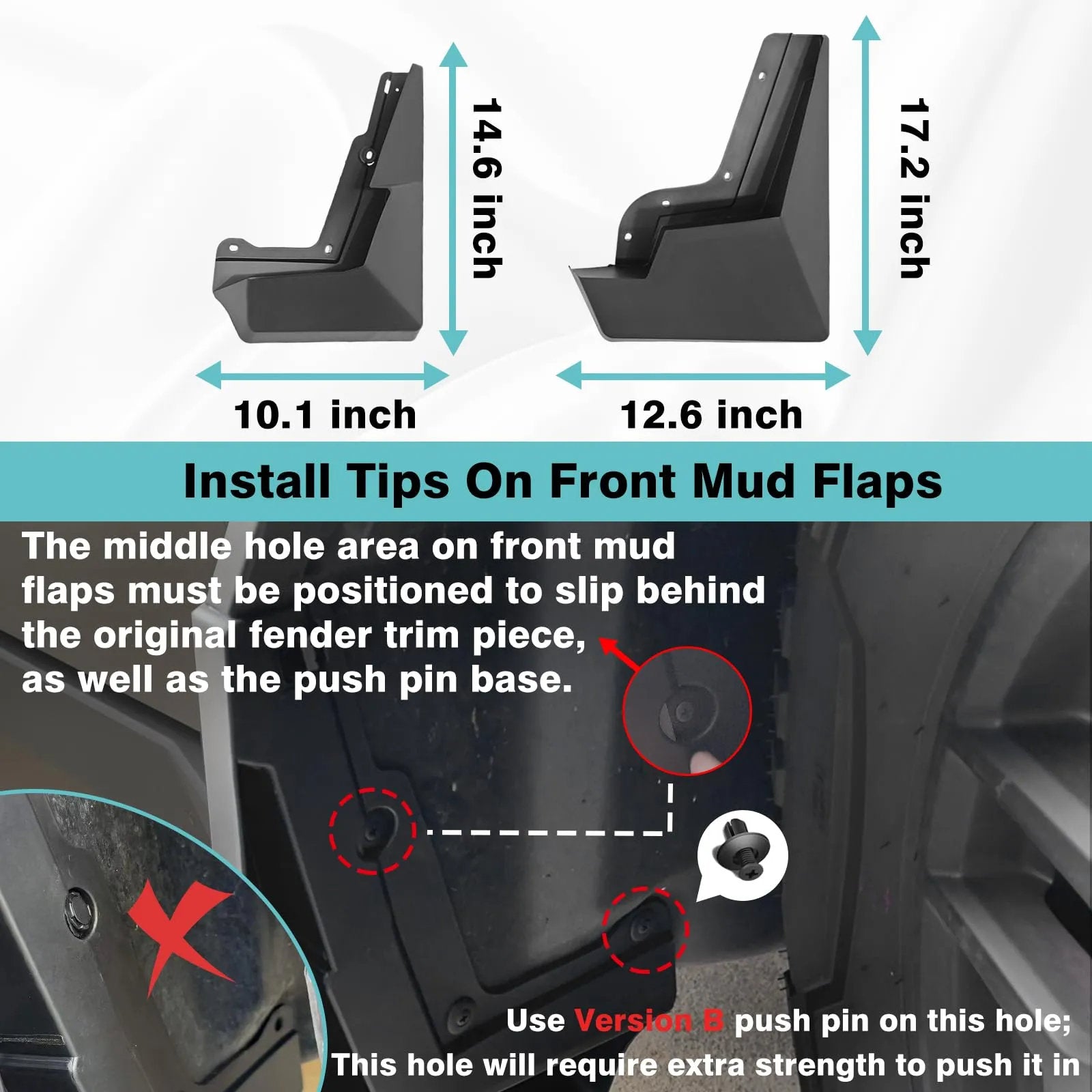 Cybertruck Mud Flaps