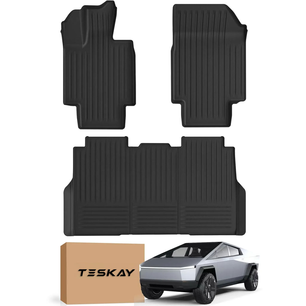 Cybertruck Tailored Floor and Cargo Liner Set - Tough TPE Construction