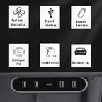 Docking Station for Tesla Model 3/Y USB Fast Charging (2021-2023)