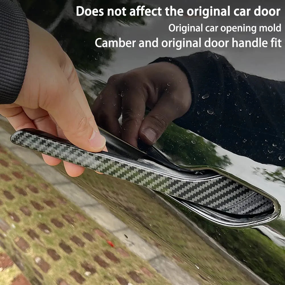 Tesla Model 3/Y Door Handle Covers – ABS Carbon Fiber Trim (4pcs)-3