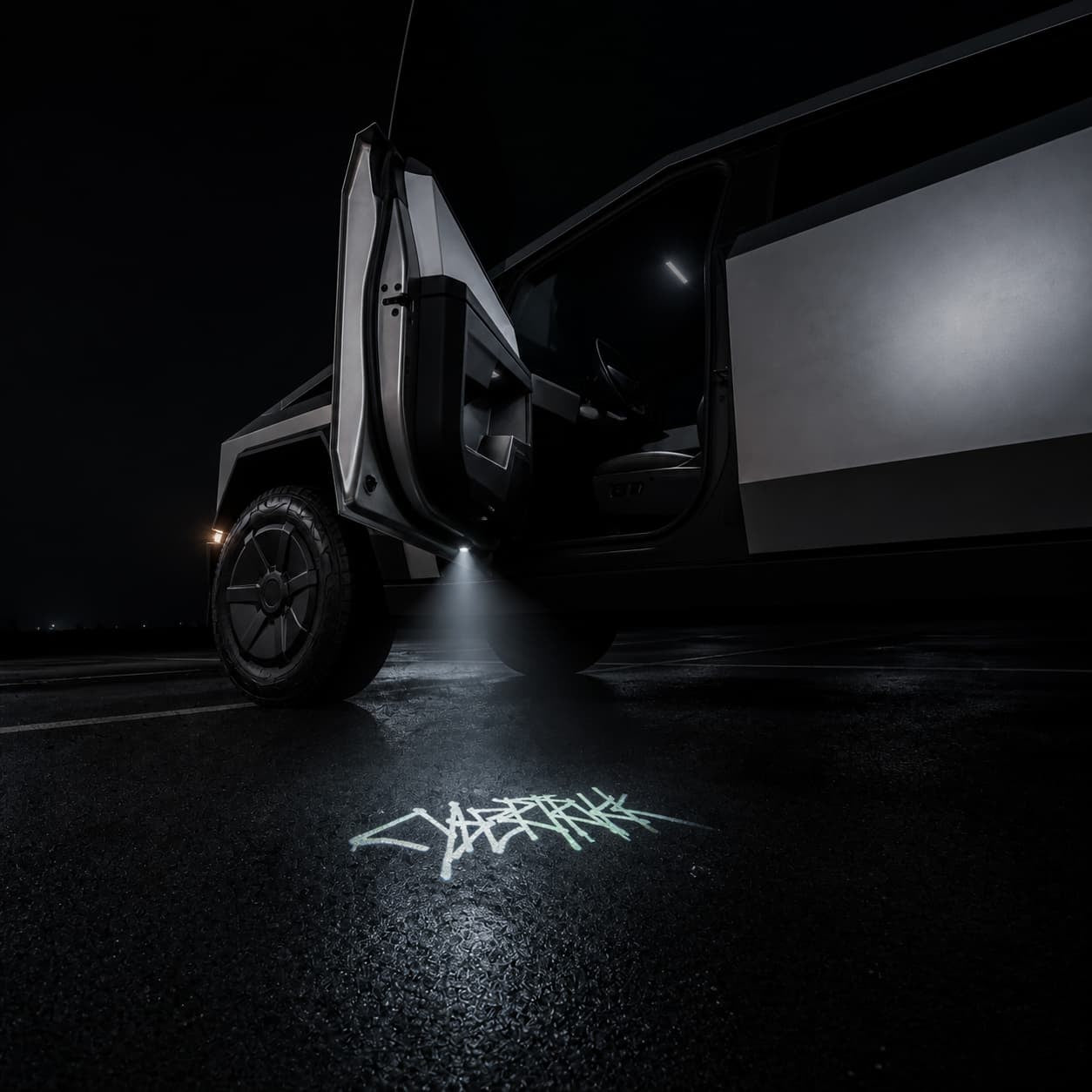 Door Projection Welcome Light Puddle Lights for Cybertruck