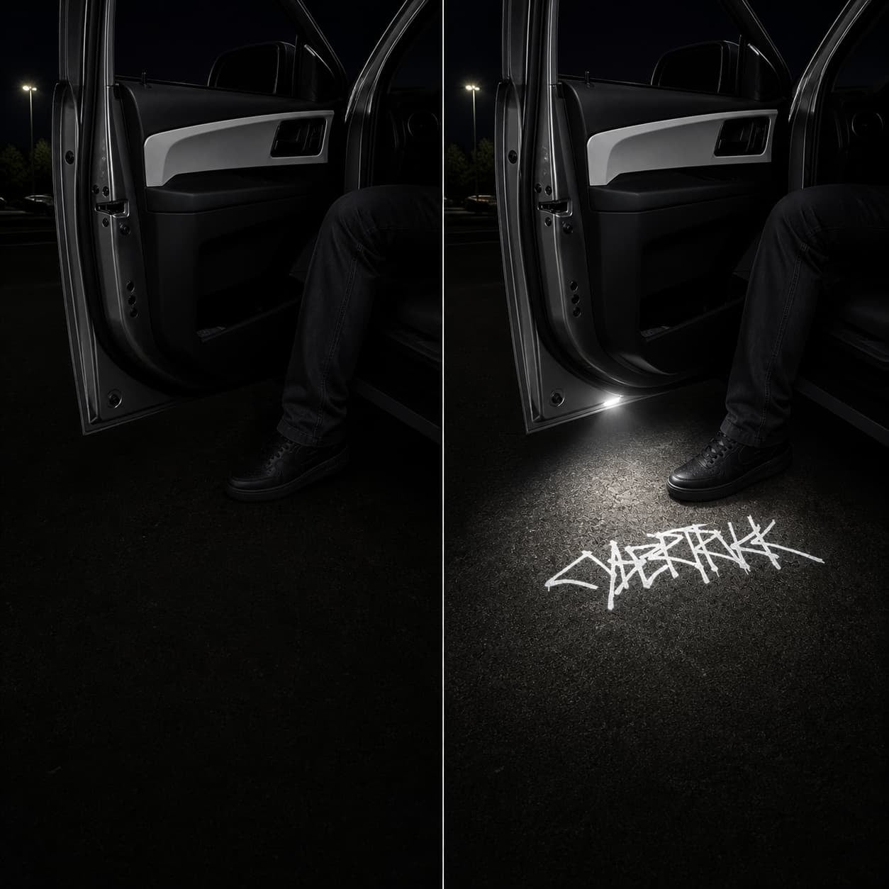 Door Projection Welcome Light Puddle Lights for Cybertruck