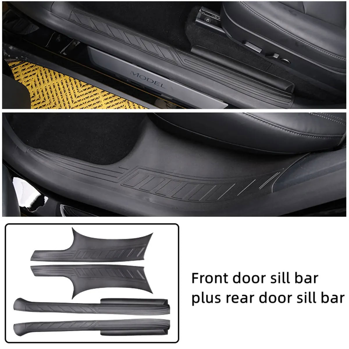 Door Sill Protector for Tesla Model 3（2019-2023）/ Model Y (2020-2023)