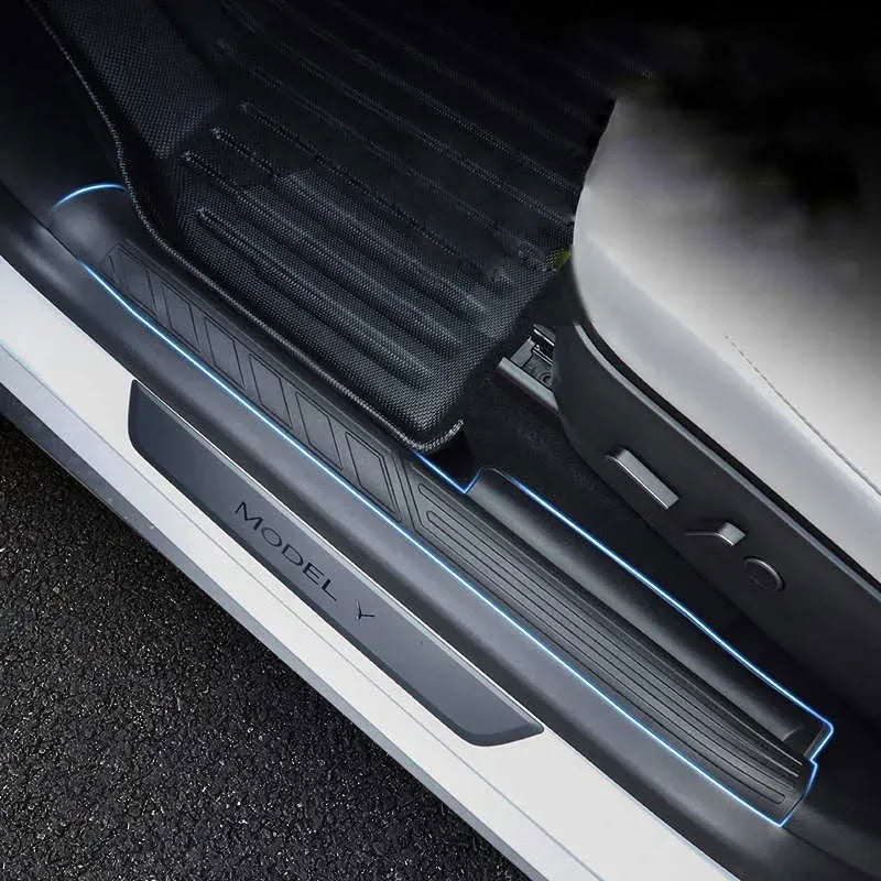 Door Sill Protector for Tesla Model 3（2019-2023）/ Model Y (2020-2023)
