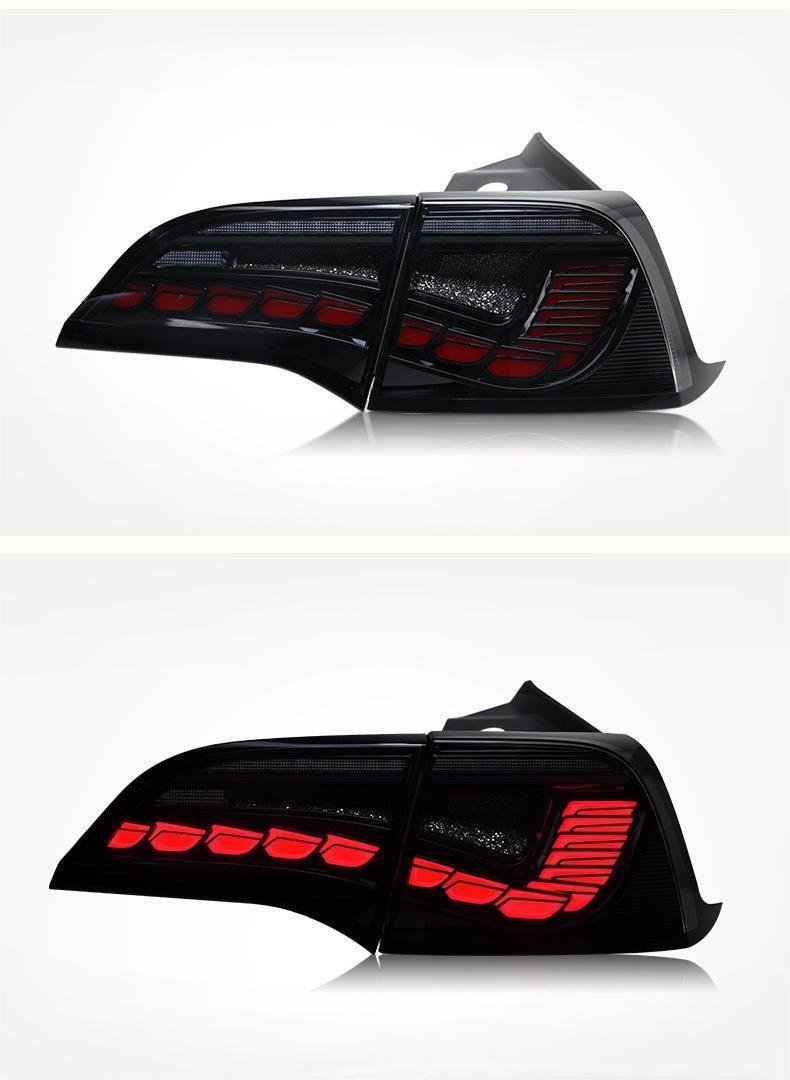 Dragon Scale Tail Lights for Model 3/Y