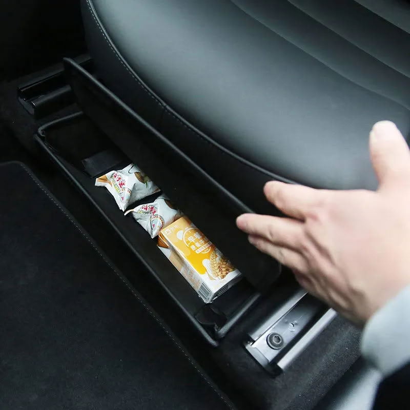 Driver and Passenger Seat Organizer Storage Box for Tesla Model Y 2020-2024