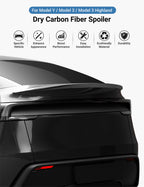 Performance Style Dry Carbon Fiber Spoiler for Tesla Model Y Juniper 2025+ Teskay