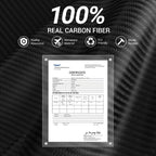 Dry Carbon Fiber Full Upper Oversized Extended Door Panel Overlays for Model Y Juniper