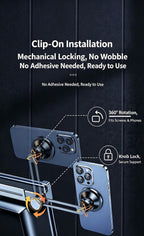 Screen-Mounted Dual-Phone Holder for Tesla Model 3 / Model Y