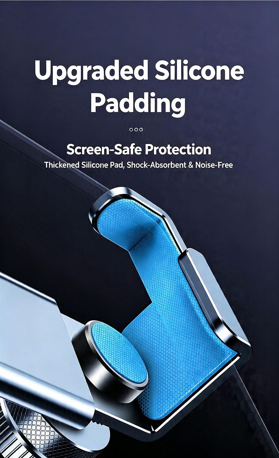 Screen-Mounted Dual-Phone Holder for Tesla Model 3 / Model Y