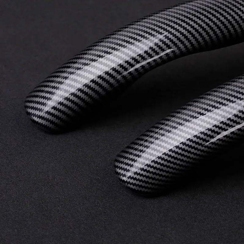 Faux Carbon Fiber Texture Anti-Slip Steering Wheel Cover for Tesla Model 3/Y/X/S