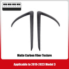 Fog Light Trim for Tesla Model 3/Y - High-Quality ABS with Carbon Fiber Finish