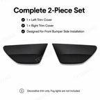 Front Bumper Fog Light Area Accent Trim Cover for Tesla Model Y Juniper Premium / Model YL