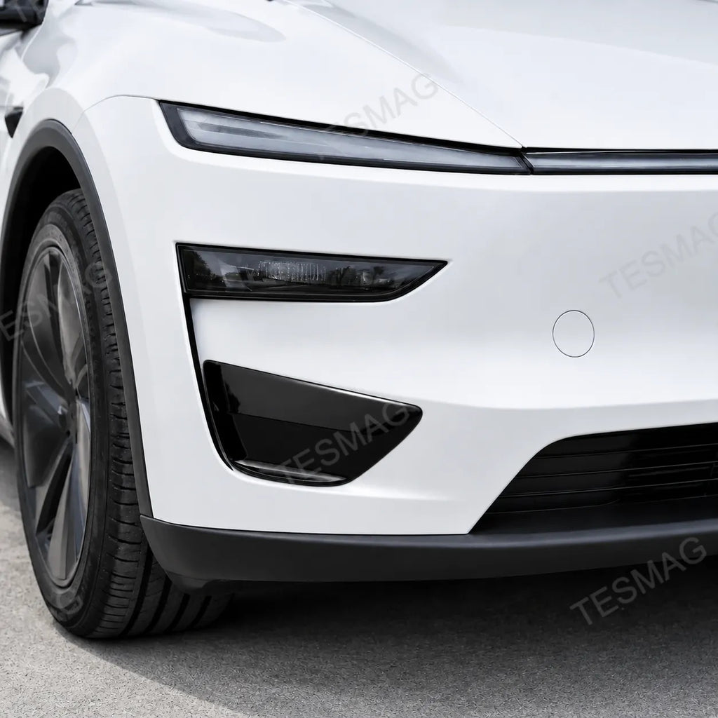 Front Bumper Fog Light Area Accent Trim Cover for Tesla Model Y Juniper Premium / Model YL
