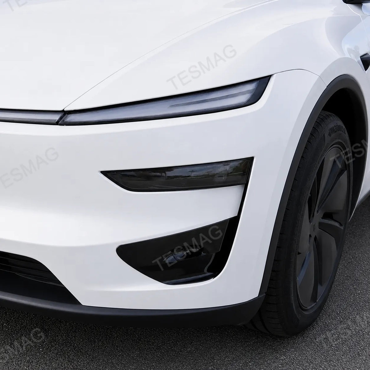 Front Bumper Fog Light Area Accent Trim Cover for Tesla Model Y Juniper Premium / Model YL