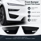 Front Bumper Fog Light Area Accent Trim Cover for Tesla Model Y Juniper Premium / Model YL